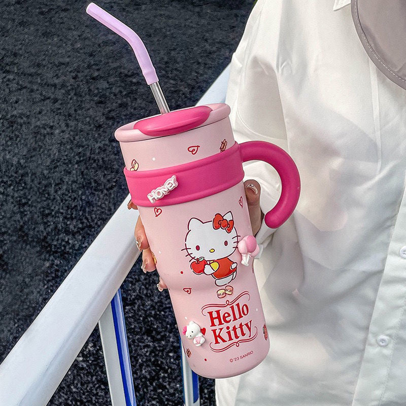 Sanrio Insulated Travel Cup – Fits Car Holders, Cute & Leak-Proof