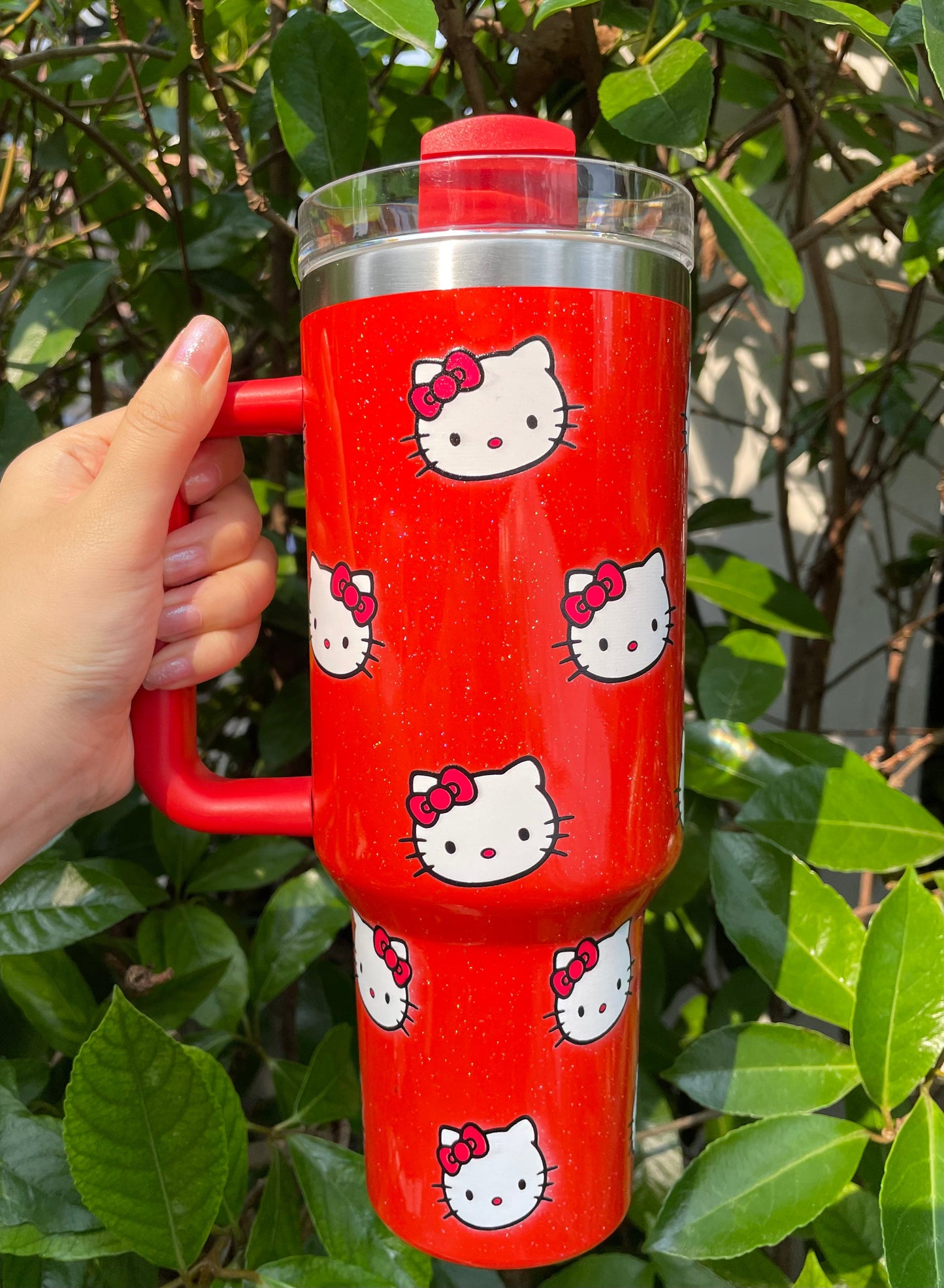 Hello Kitty 40oz Insulated Car Cup – Cute Tumbler for Travel & Daily Use