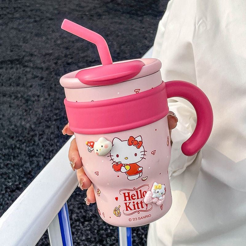 Sanrio Insulated Travel Cup – Fits Car Holders, Cute & Leak-Proof
