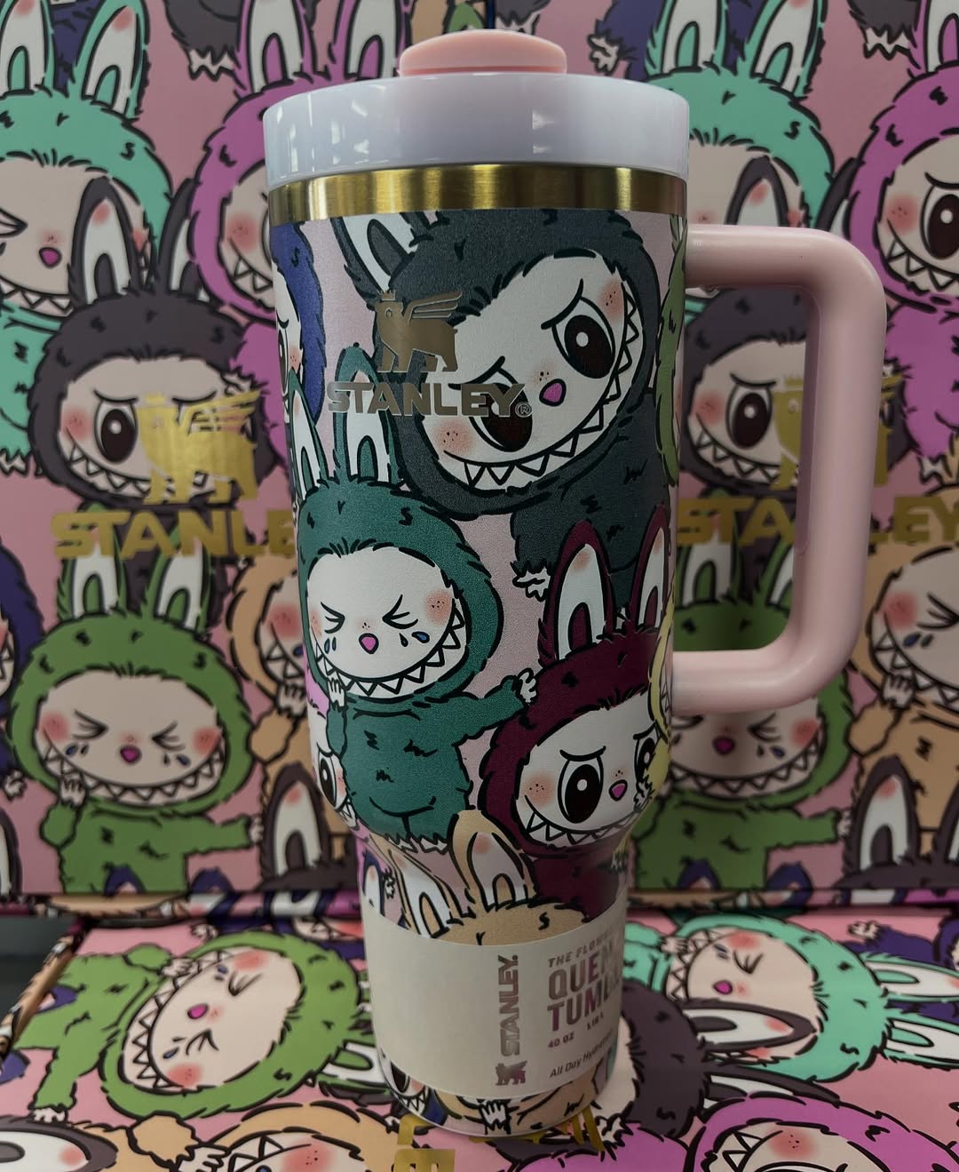 Labubu 40oz Insulated Car Cup – Limited Edition with Premium Gift Box