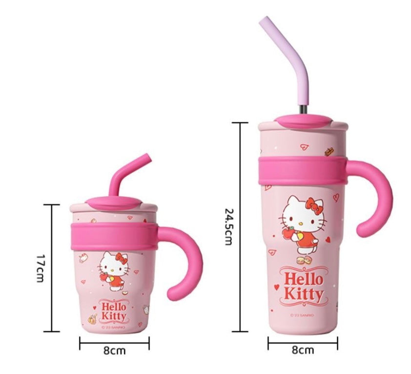 Sanrio Insulated Travel Cup – Fits Car Holders, Cute & Leak-Proof