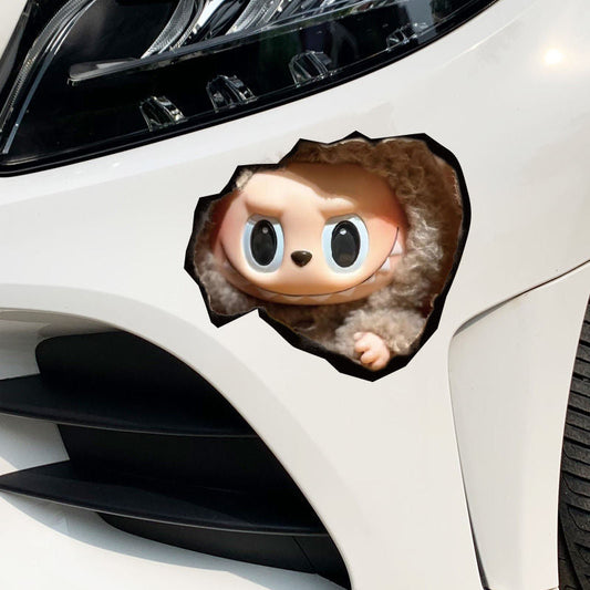 Labubu Car Sticker Set – Goblin Grin Edition for Cute & Fun Decoration