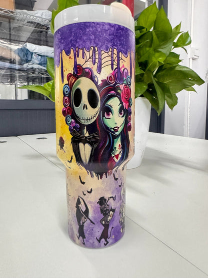 Jack & Sally Tumbler 40oz