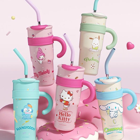 Sanrio Insulated Travel Cup – Fits Car Holders, Cute & Leak-Proof