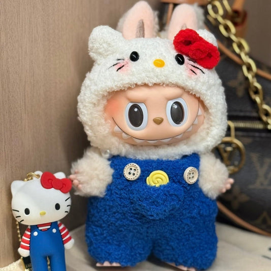 Handmade Knit Outfit – Hello Kitty-Inspired Clothes for Dolls & Display