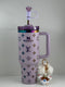 40oz Luxury-Inspired Quencher Tumbler – Lilac