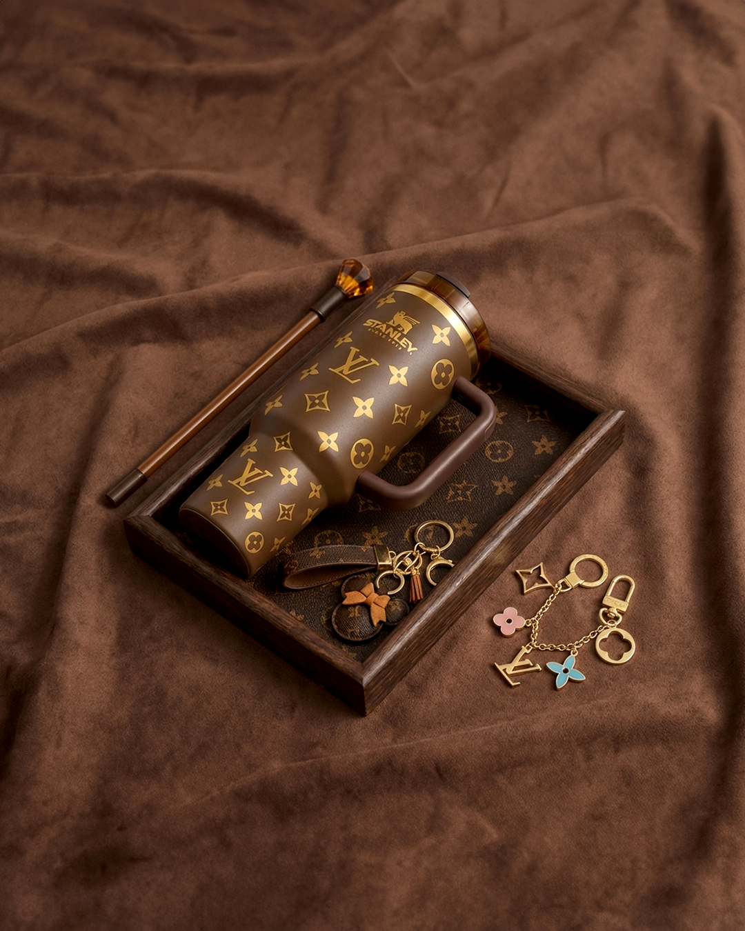 Luxury Tumbler & Accessory Gift Set – 5-Piece