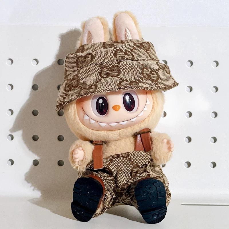 Labubu Utility Outfit – Designer-Style Fashion for Art Toy Collectors