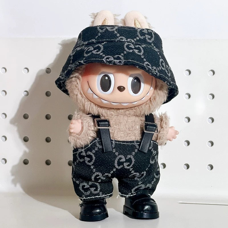 Labubu Utility Outfit – Designer-Style Fashion for Art Toy Collectors