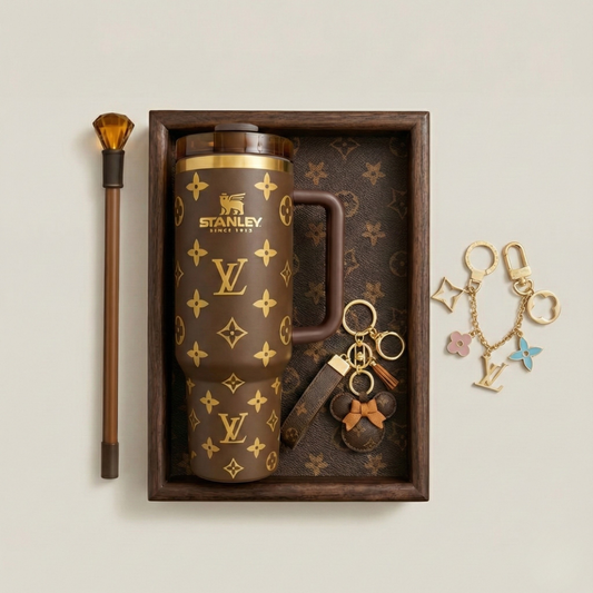 Luxury Tumbler & Accessory Gift Set – 5-Piece