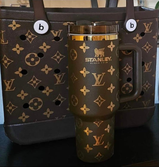 LuxeCarry 40Oz Tumbler Set – Bogg-Style Edition