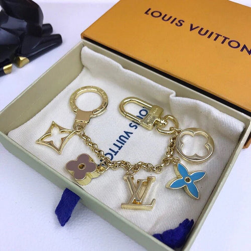 LV Premium Bracelet with Colorful Charms